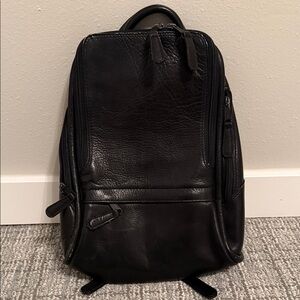 Latico Black Leather Backpack Bag purse women’s Vintage RARE